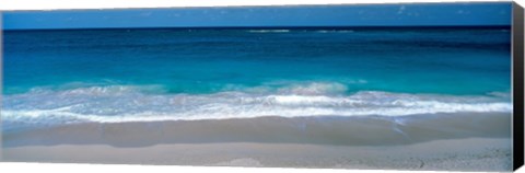 Framed Waters Edge Barbados Caribbean Print