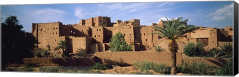 Framed Buildings in a village, Ait Benhaddou, Ouarzazate, Marrakesh, Morocco Print