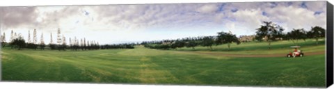 Framed Golf Course Maui HI USA Print