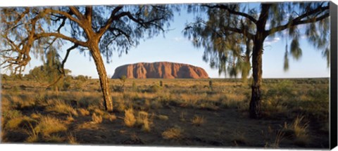 Framed Ayers Rock Australia Print