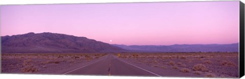 Framed Purple Sky at Death Valley National Park, California Print