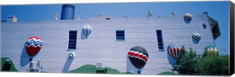 Framed Building With Balloon Decorations, Louisville, Kentucky, USA Print