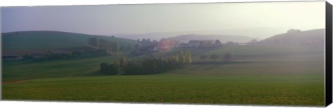 Framed Misty Rural Scene, Near Neuhaus, Black Forest (Schwarzwald), Germany Print