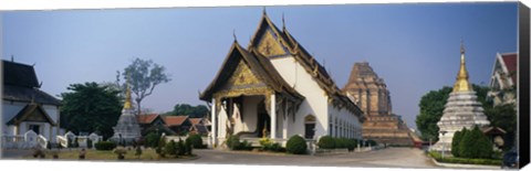 Framed Wat Chedi Luang Chiang Mai Thailand Print