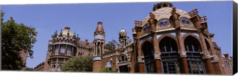 Framed Low angle view of a hospital, Hospital De Sant Pau, Barcelona, Spain Print