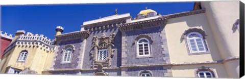 Framed Low angle view of a palace, Palacio Nacional Da Pena, Sintra, Lisbon, Portugal Print