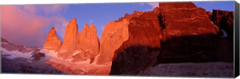 Framed Parque National Torres del Paine Patagonia Chile Print