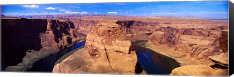 Framed Muleshoe Bend at a river, Colorado River, Arizona, USA Print