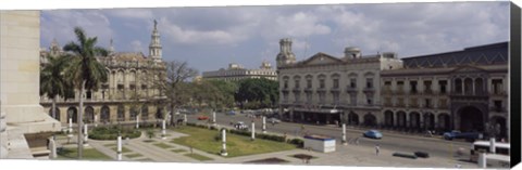 Framed High angle view of a theater, National Theater of Cuba, Havana, Cuba Print