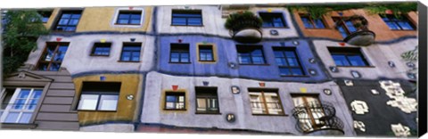 Framed Low angle view of a building, Kunsthaus, Wien, Vienna, Austria Print