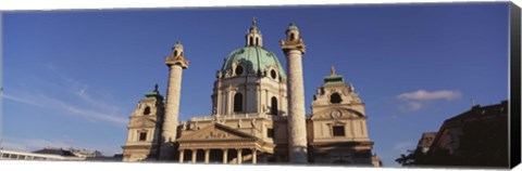 Framed Austria, Vienna, Facade of St. Charles Church Print