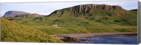 Framed Trotternish Peninsula, Isle Of Skye, Scotland, United Kingdom Print
