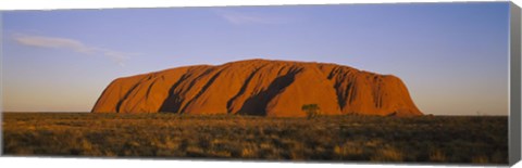 Framed Ayers Rock, Uluru-Kata Tjuta National Park, Northern Territory, Australia Print