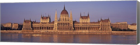 Framed Hungary, Budapest, View of the Parliament building Print