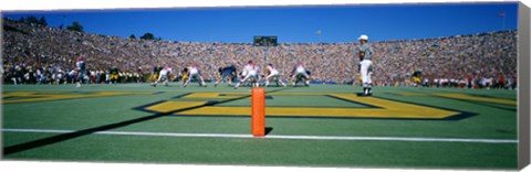 Framed Football Game, University Of Michigan, Ann Arbor, Michigan, USA Print