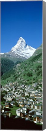 Framed Zermatt, Switzerland (vertical) Print