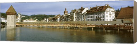 Framed Chapel Bridge, Luzern, Switzerland Print