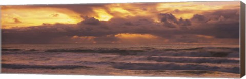 Framed Clouds over the ocean, Pacific Ocean, California, USA Print