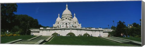 Framed Facade of a basilica, Basilique Du Sacre Coeur, Paris, France Print