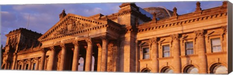 Framed Facade Of The Parliament Building, Berlin, Germany Print