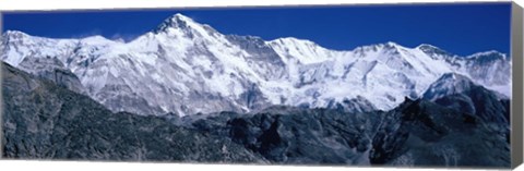 Framed Cho Oyu from Goyko Valley Khumbu Region Nepal Print