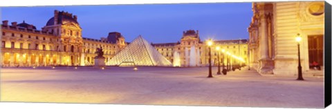 Framed Louvre Museum, Paris, France Print