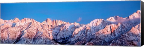 Framed Snow Mt Whitney CA USA Print