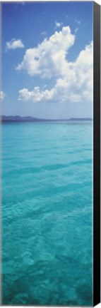 Framed Clouds over the sea, St. Thomas, US Virgin Islands Print