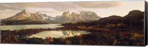 Framed Torres del Paine National Park Chile Print