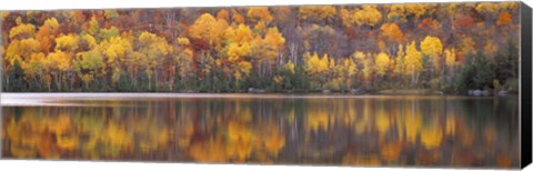 Framed Blue Water at Laurentide, Quebec, Canada Print