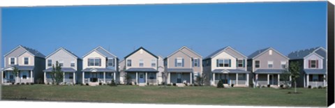 Framed Suburban housing development Joliet IL USA Print