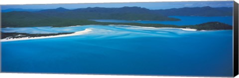 Framed White Heaven Beach Great Barrier Reef Queensland Australia Print