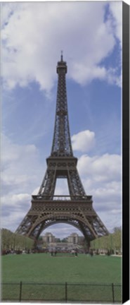 Framed Low angle view of a tower, Eiffel Tower, Paris, Ille-De-France, France Print