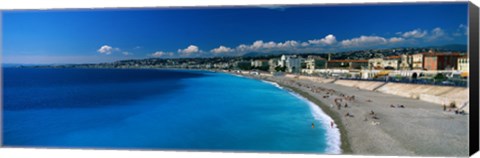 Framed Mediterranean Sea French Riviera Nice France Print