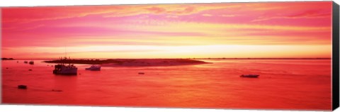 Framed Sunrise Chatham Harbor Cape Cod MA USA Print