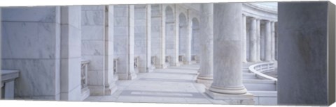 Framed Columns of a government building, Arlington, Arlington County, Virginia, USA Print