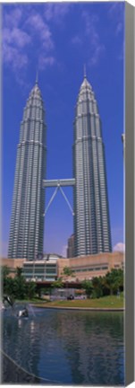 Framed Petronas Twin Towers, Kuala Lumpur, Malaysia Print