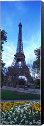 Framed Eiffel Tower Paris France (horizontal) Print