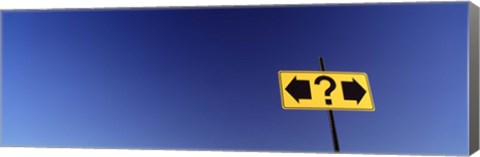 Framed Highway Sign Print