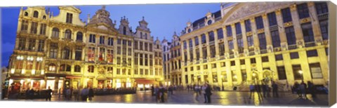 Framed Grand Place, Brussels, Belgium Print