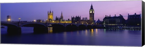 Framed Big Ben, Houses of Parliament, London, England Print