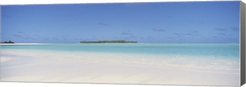 Framed Beach, Cook Islands Print