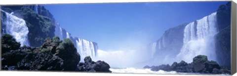 Framed Iguacu Falls, Parana, Brazil Print