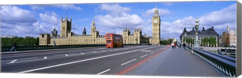 Framed Parliament Big Ben London England Print