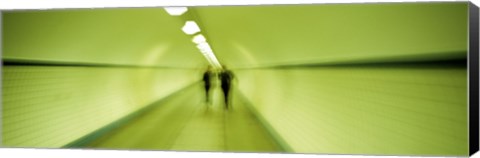 Framed Pedestrian Tunnel, Blurred Motion Print