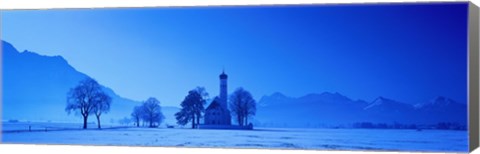 Framed St. Coloman Church Schwangau Germany Print