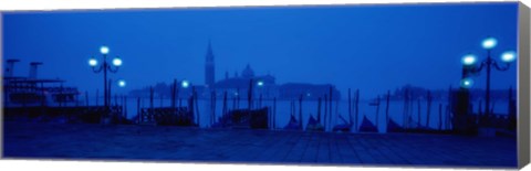 Framed Church of San Giorgio Maggiore with Gondolas Venice Italy Print