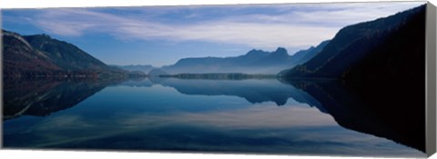 Framed St. Wolfgangsee and Alps Salzkammergut Austria Print