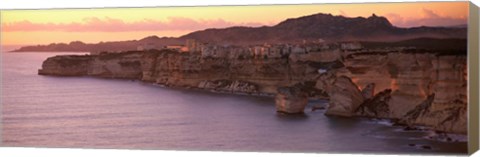 Framed Bonifacio Corsica France Print