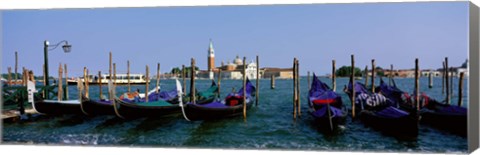 Framed Church of San Giorgio Maggiore and Gondolas Venice Italy Print